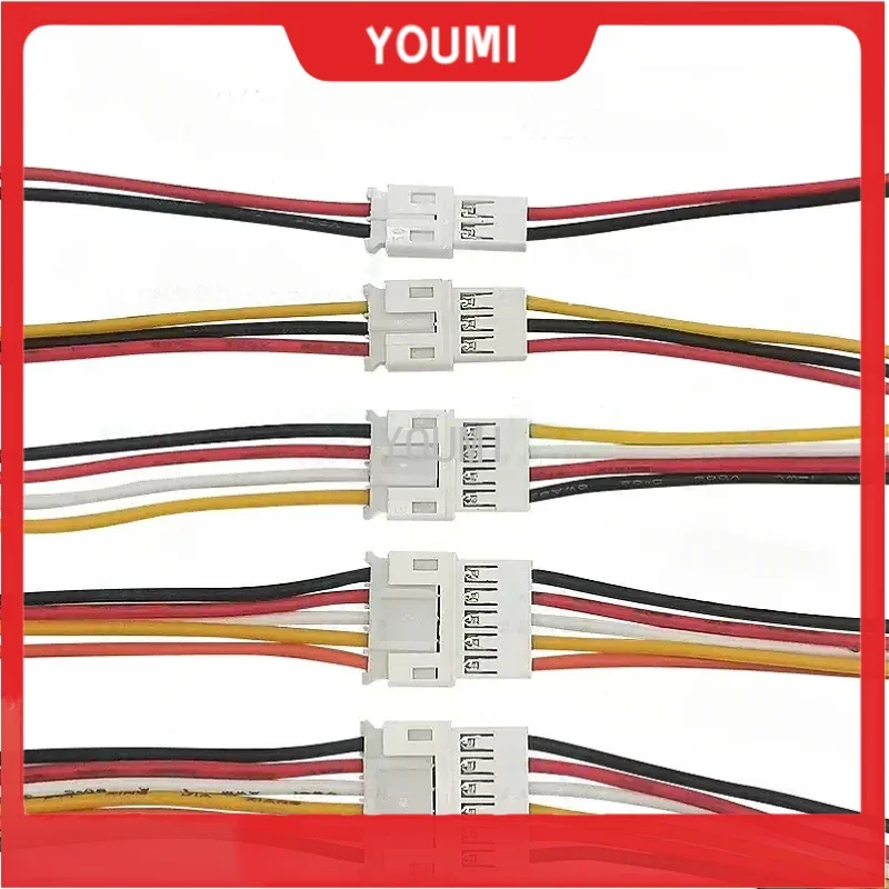 10Pair Micro JST PH 2.0 2P 3P 4P 5P 6PIN Male Female Plug Connector with Wire Cables 100mm