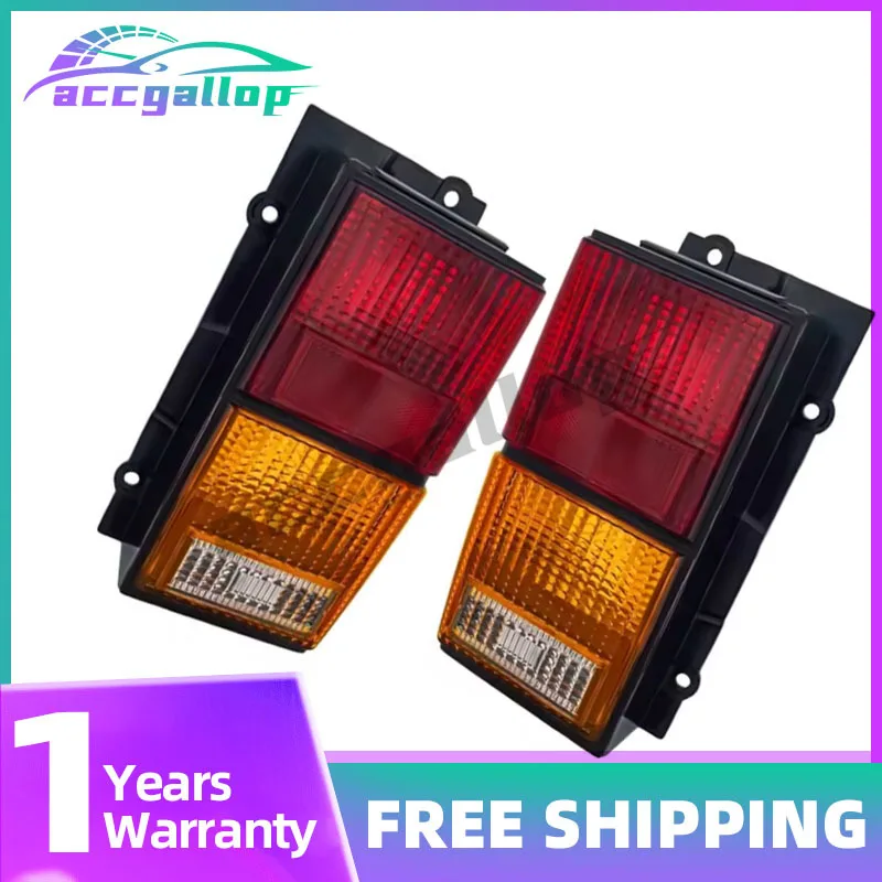 

2PCS Taillight Rear Bumper Tail Lamp Turn Signal Warning Brake Light No Bulb For Jeep Cherokee 1984-1996 83504316 83504317