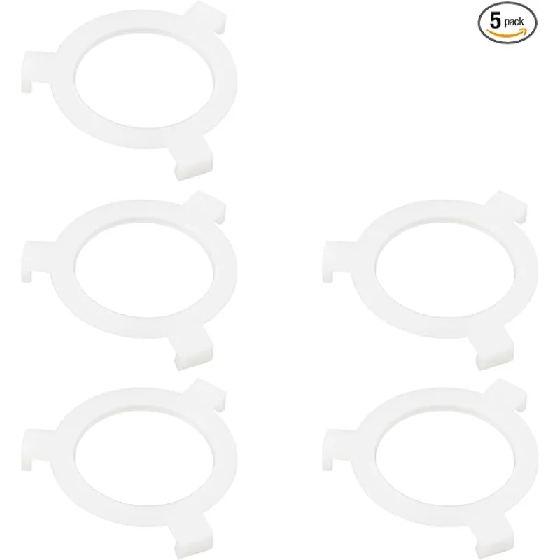

Комплект из 5 переходников для патронов E27 на E26, белые пластиковые кольца-адаптеры для абажуров, переходники-конвертеры, аксессуары для ламп