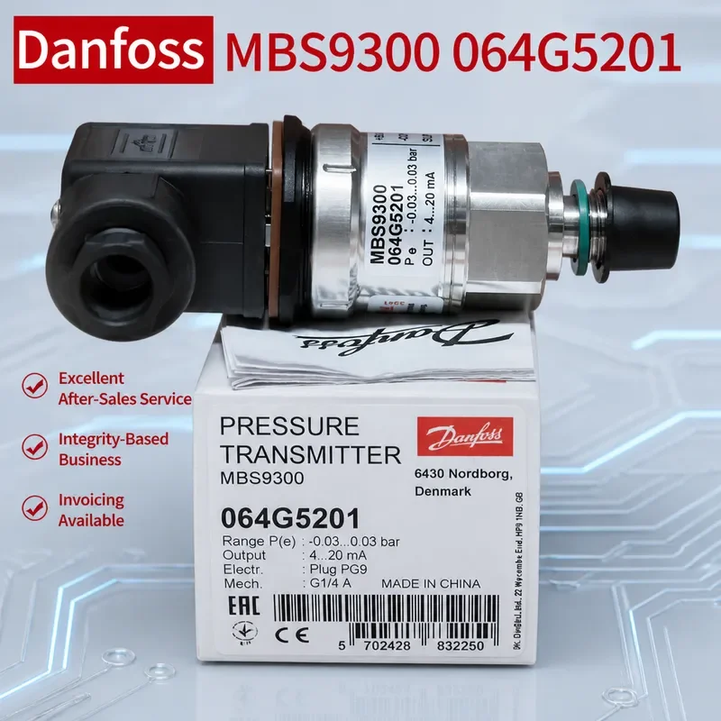 Danfoss MBS9300 Pressure Transmitter 064G5202 064G5201 064G5219 064G5260 064G5224 064G5228