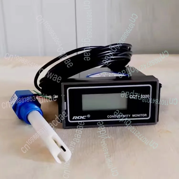 جهاز اختبار المياه السائلة ROC عبر الإنترنت 3300 CCT-3320 مقياس التوصيل الكهربائي شاشة معدنية 1.0 قطب كهربائي