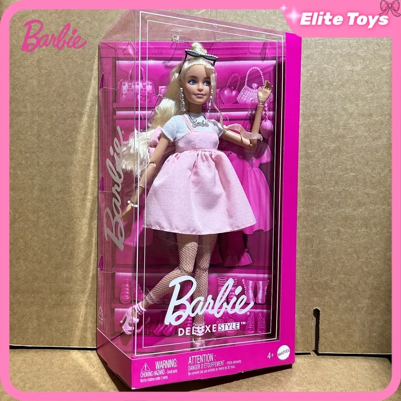 

Кукла Барби Mattel, кукла в роскошном стиле для девочек, модный наряд Барби, светлые шарнирные суставы, игрушки для детей, рождественские подарки