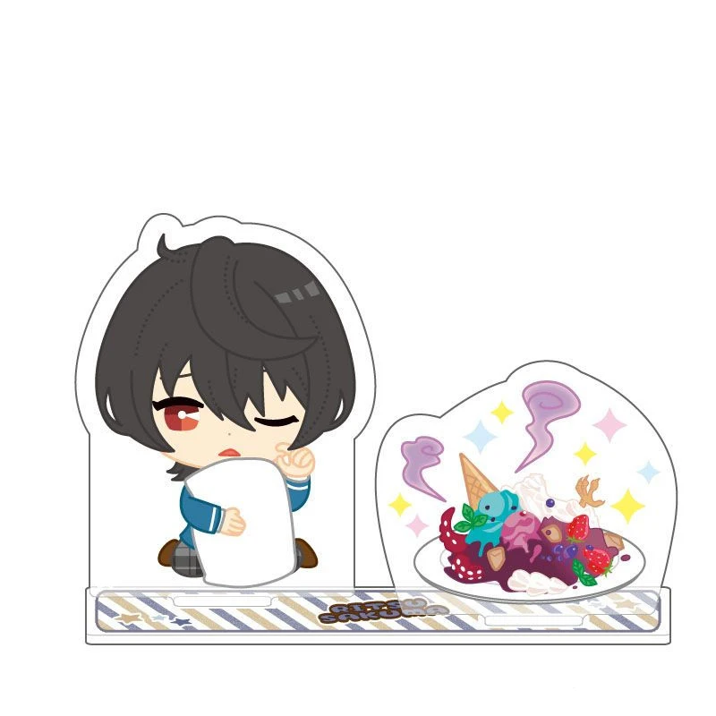 Loen Anime Peripheral Store Ensemble Stars! Ritsu Sakuma Diorama Double insertion Acrylic HD Figure Stand Fans Gifts About10+6cm