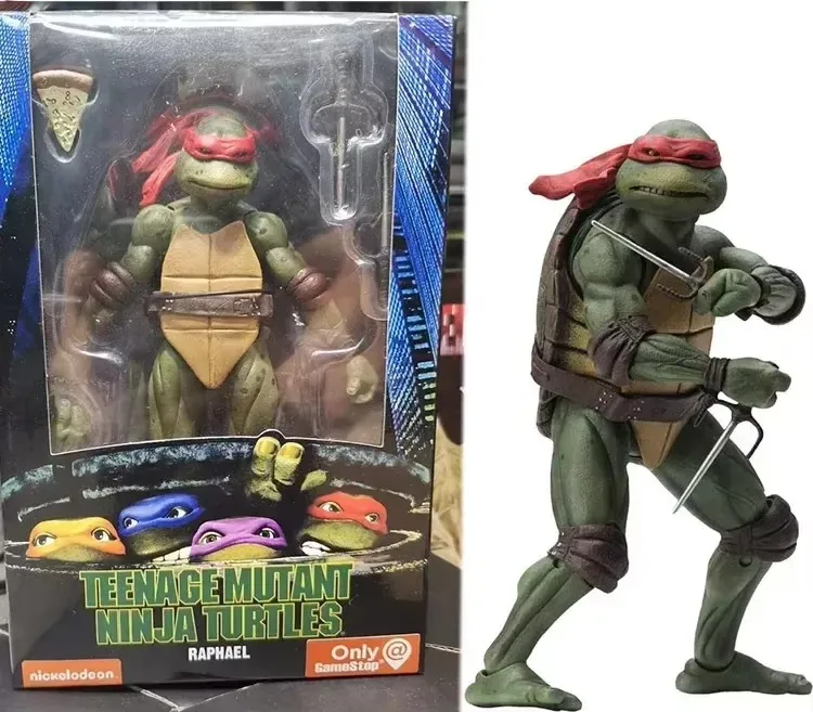 NECA Teenage Mutant Ninja Turtles TMNT Action Figure Film Edition Beweegbare films Model Turtle Ninja Anime Speelgoed Ornament Kid Gifts