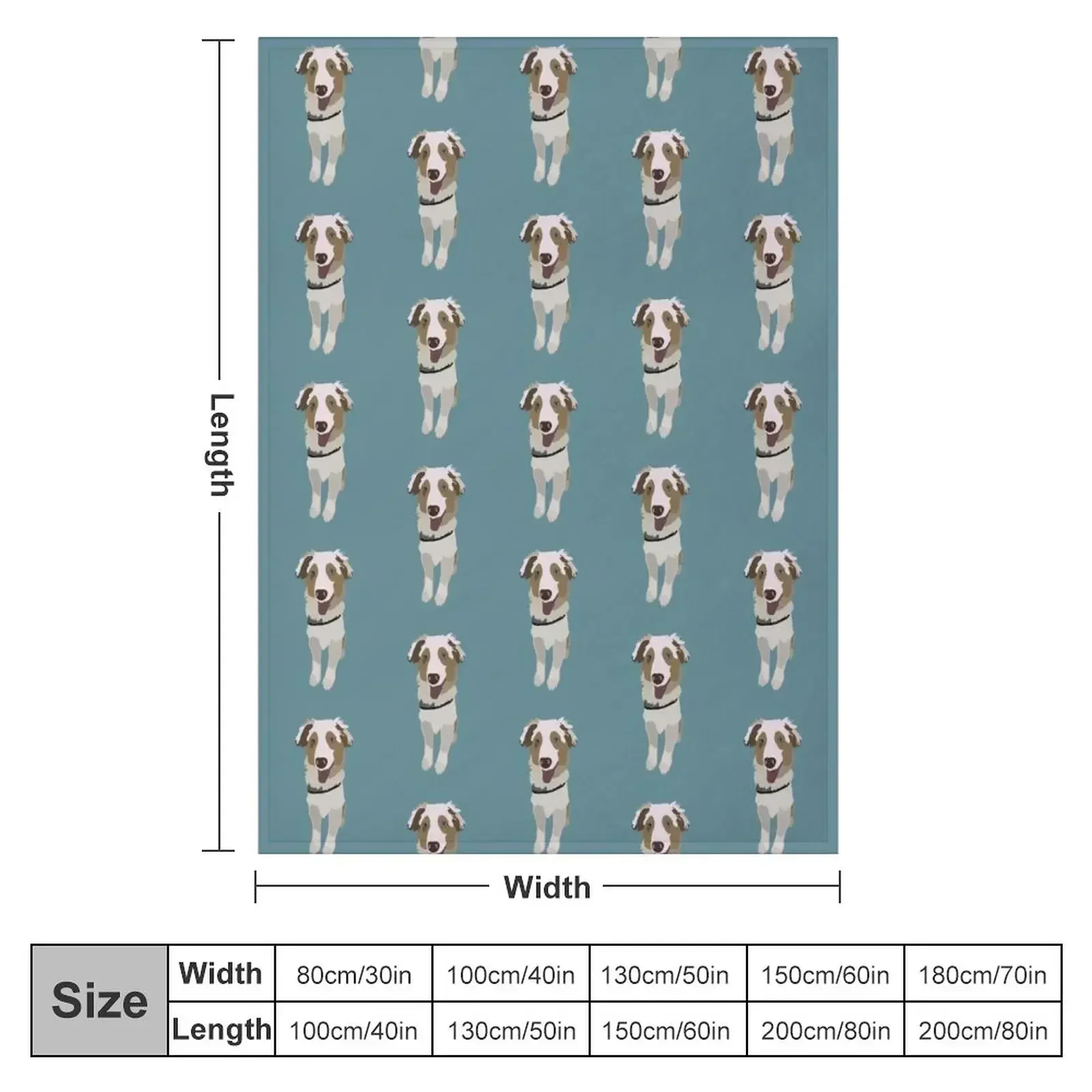Australian Shepherd Aussie Puppy Throw Blanket Plaid Plush Blankets For Baby halloween Furrys Blankets