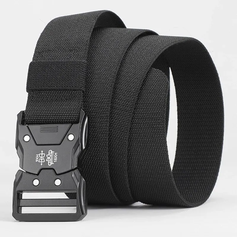 Classic Design Fashion Matching Essentials Tactical Quick Release Snap Snap Elastic Leisure Outdoor Training Belt