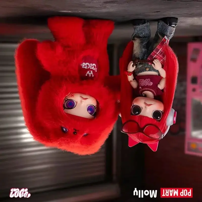 

POP MART MOLLY YUQI 1/8 ACTION FIGURE Series Co-branded Mystery Box Genuine Blind Box Guess Toys Bag Ornament Figurines Home
