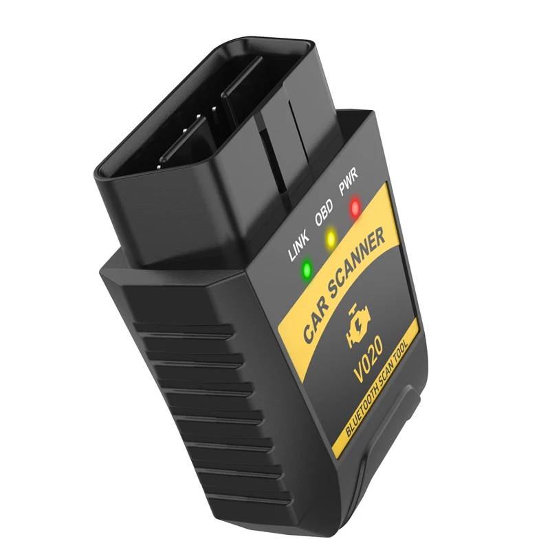 V020 elm327 v1.5 obd2 scanner support bluetooth 4 for ios/android/pc elm 327 code reader clear error engine car diagnostis tool