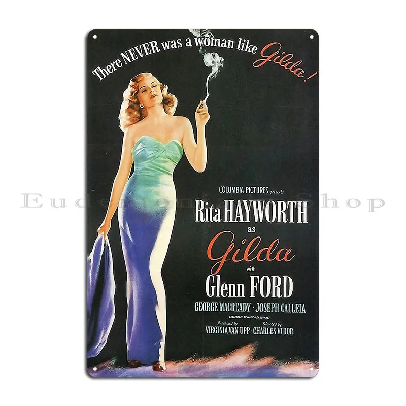 Retro Cigarette Smoke Metal Sign Rusty Cinema Mural Customize Wall Tin Sign Poster