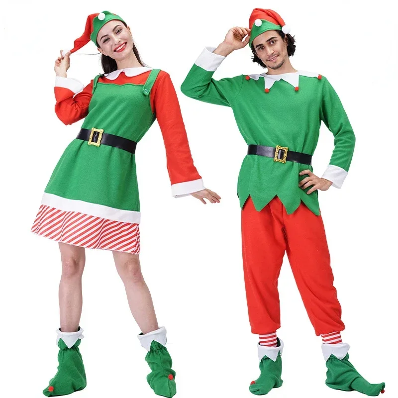 

New Christmas Costumes for Couples - Big Man Christmas Set for Cosplay Performances and Shows