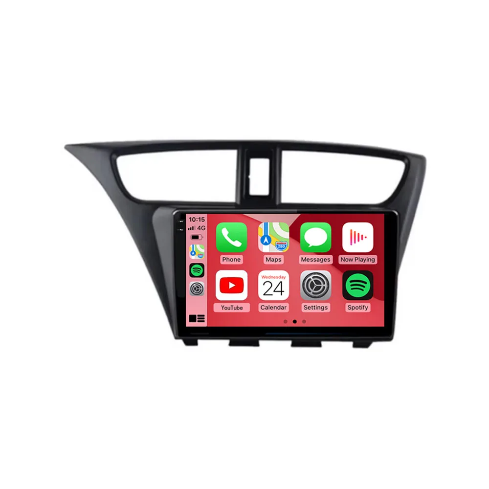 4G+WIFI Carplay Android 14 Car Radio for Honda CIVIC 9 2012-2017 mulitmedia Video player Autoradio GSP Navigation Stereo screen