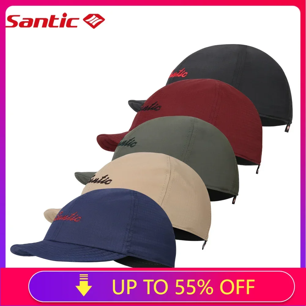 Santic Cycling Cap Sports Cycling Hats Outdoor MTB Road Bike Hats  Head Wear Hats Free Size