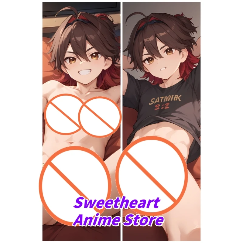 

Dakimakura Anime Genshin Impact Gaming Double-sided Print Life-size Body Pillow Cover Bedding Gifts