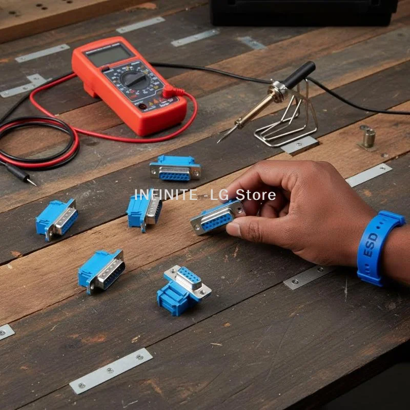 Solderless DB9 RS23…