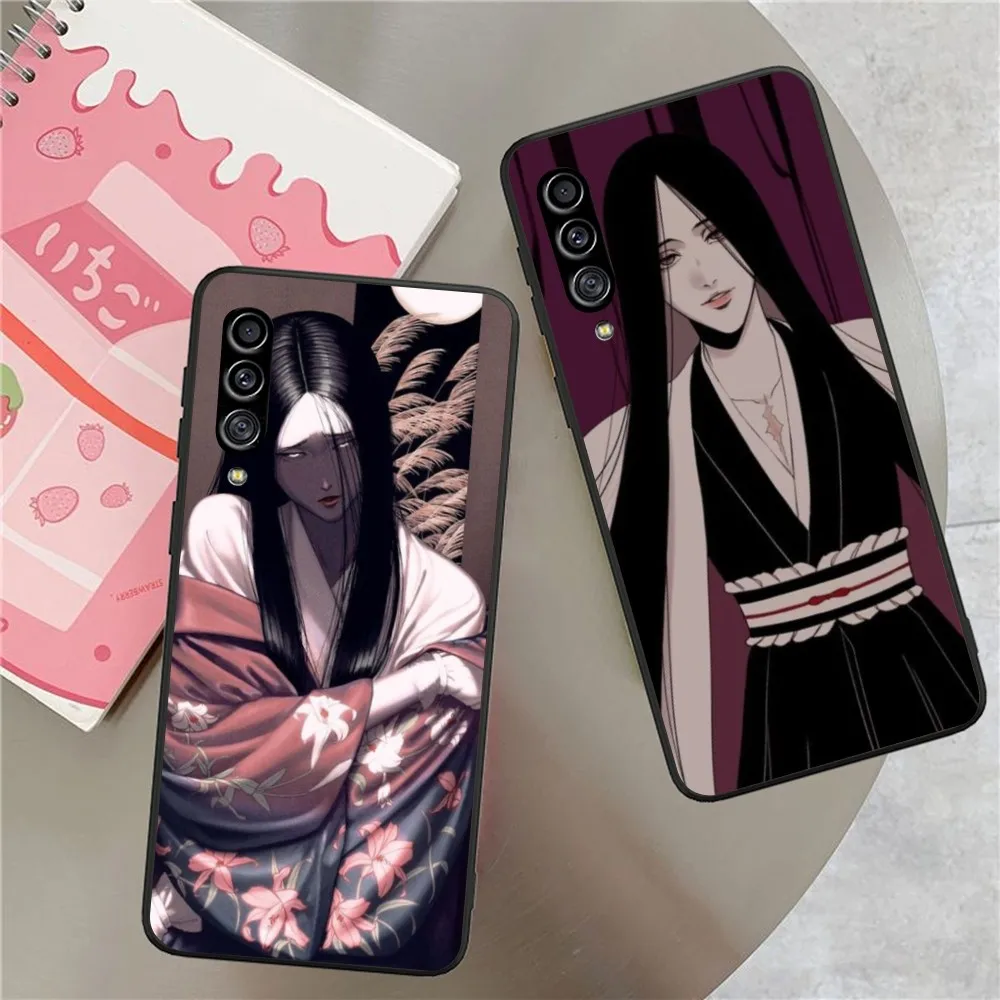 Bleach Unohana Mobile Cell Phone Case for Samsung Galaxy S23 S22 S21 S10 S9 S8 Plus Ultra Black Soft Phone Cover Funda