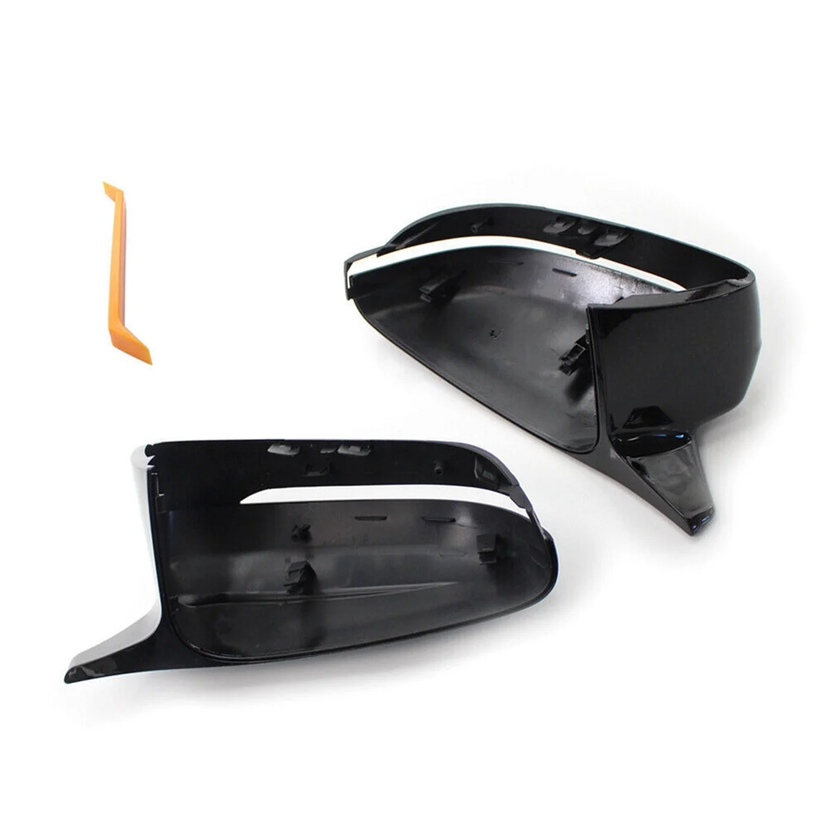 1Pair Wing Mirror Cover Caps 51167422719 51167422720 for BMW G20 G21 G30 G31 G11 G14 Rearview Mirror Shell Glossy Black