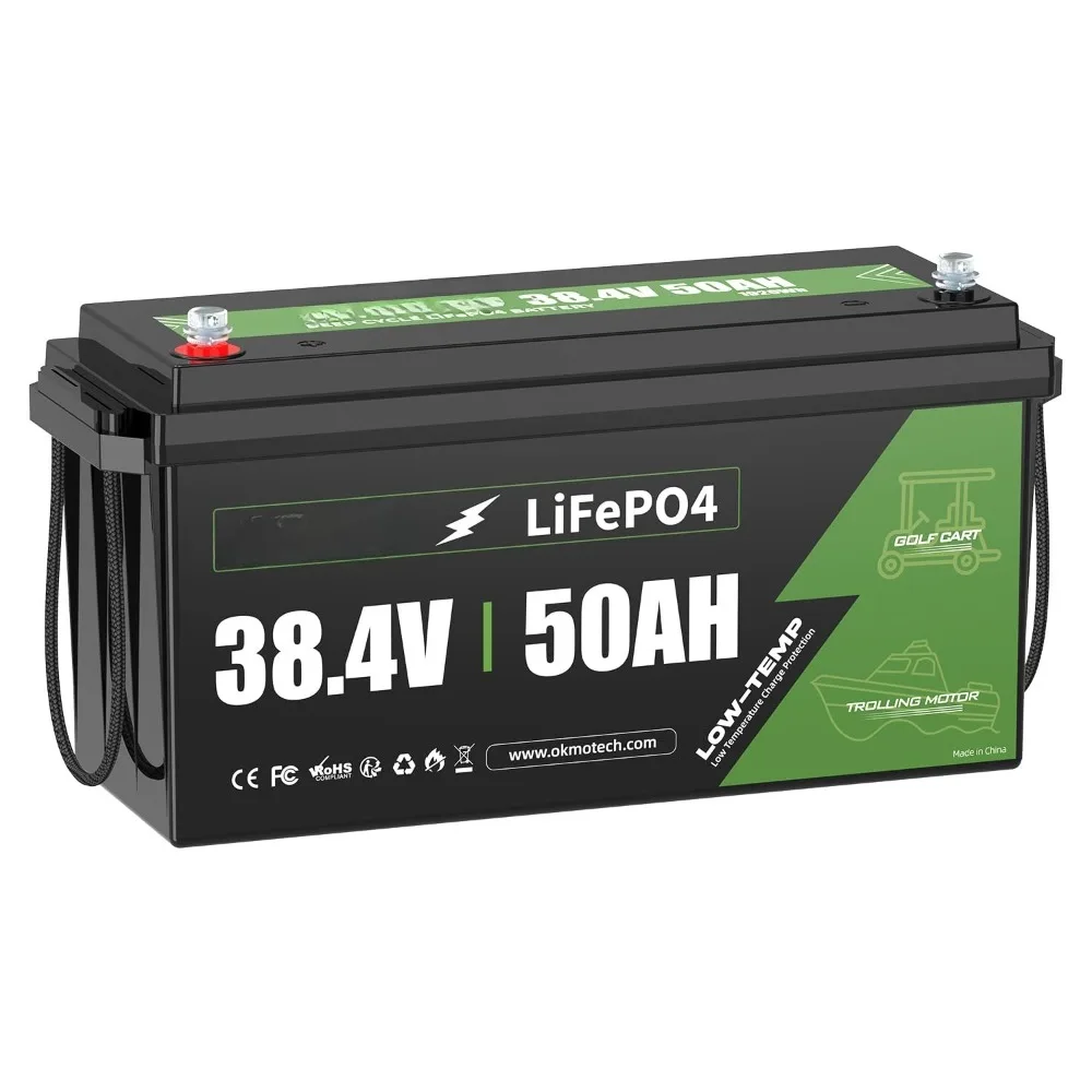 

Литий-железо-фосфатный аккумулятор LiFePO4 36В 50Ач для троллингового мотора с BMS 100А и защитой от низких температур, на заказ