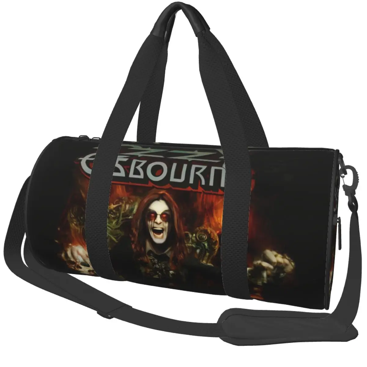 

Ozzy Osbourne Memorial RIP 1948-2025 Rock Legend Gym Bag Тренировочные спортивные сумки Мужчины Женщины Большая вместительная сумка для фитнеса Сумки