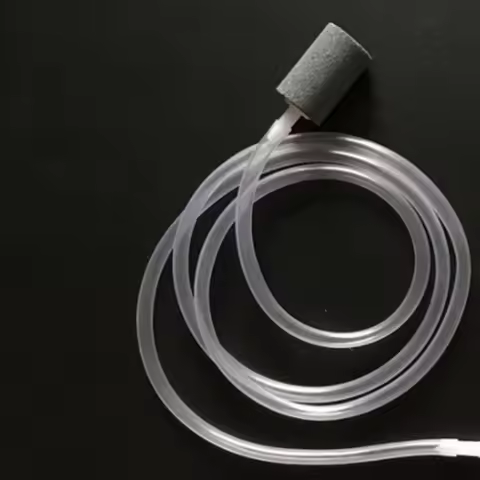 1Set Air Bubble Stone Tube Set Aquarium Fish Tank Aerator Pump Hydroponics Oxygen Diffuser Oxygen Mineral Bubbles Accessories