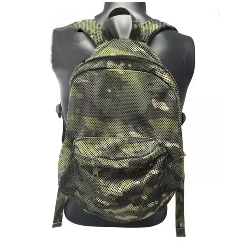 Mochila táctica ligera plegable de malla para viajes al aire libre - imagen 5