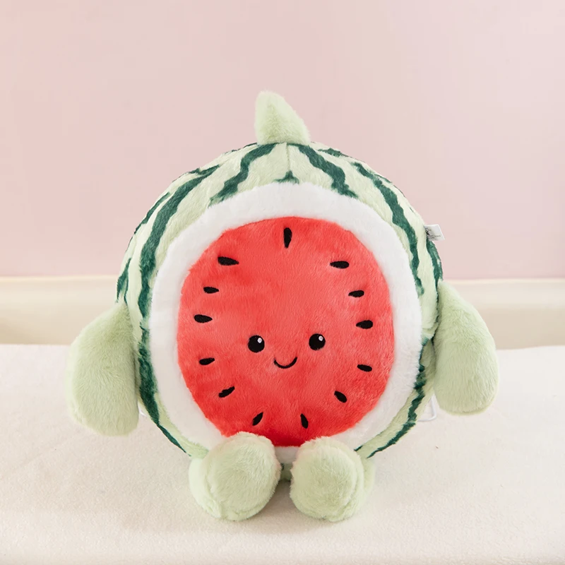 Fruit watermelon plush toys, plush children's gifts cushions pillows to help sleep environmentally friendly gifts for frien