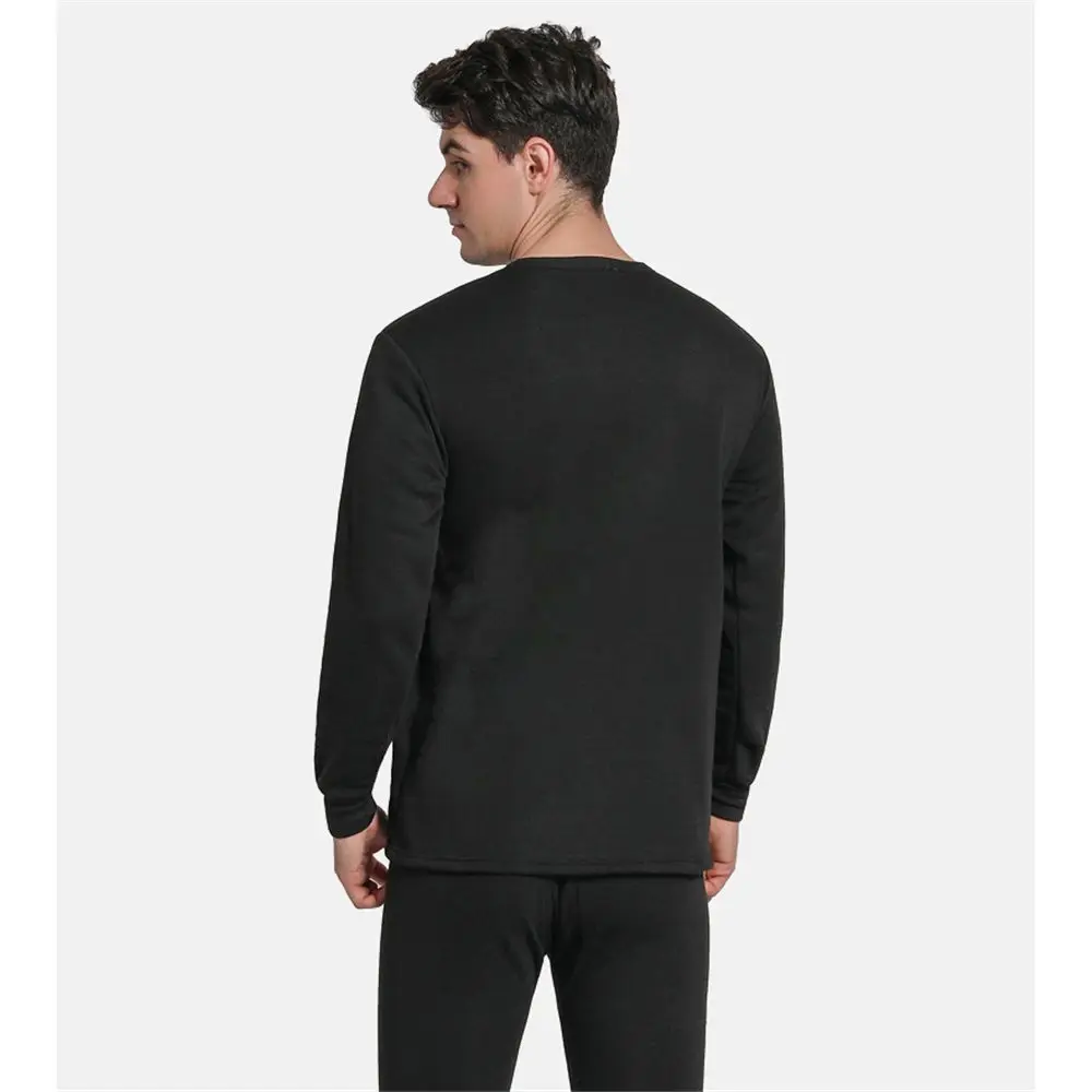 ملابس داخلية حرارية فائقة النعومة للطقس البارد للرجال، مجموعة ملابس داخلية حرارية للرجال، مجموعة علوية وسفلية، مجموعة جونز طويلة للرجال #2