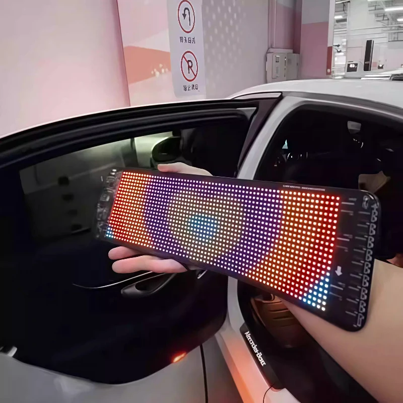 

LED lamp flexible screen car sticker car rear window smart car sticker