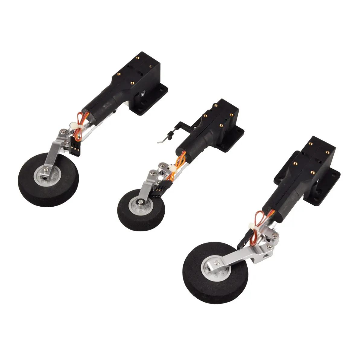 Retractable Landing Gear With Wheels For 3KG RC Model Airplane