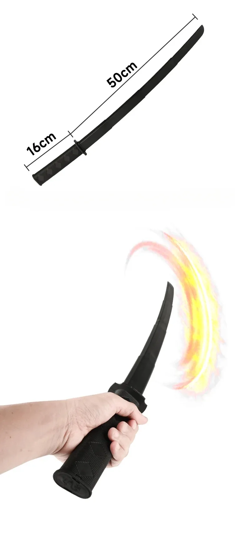 ثلاثية الأبعاد مطبوعة الجاذبية مستقيم خارج تلسكوبي الساموراي الإجهاد الإغاثة اللعب لمط كوس الدعائم الإبداعية للطي كاتانا مضحك الهدايا