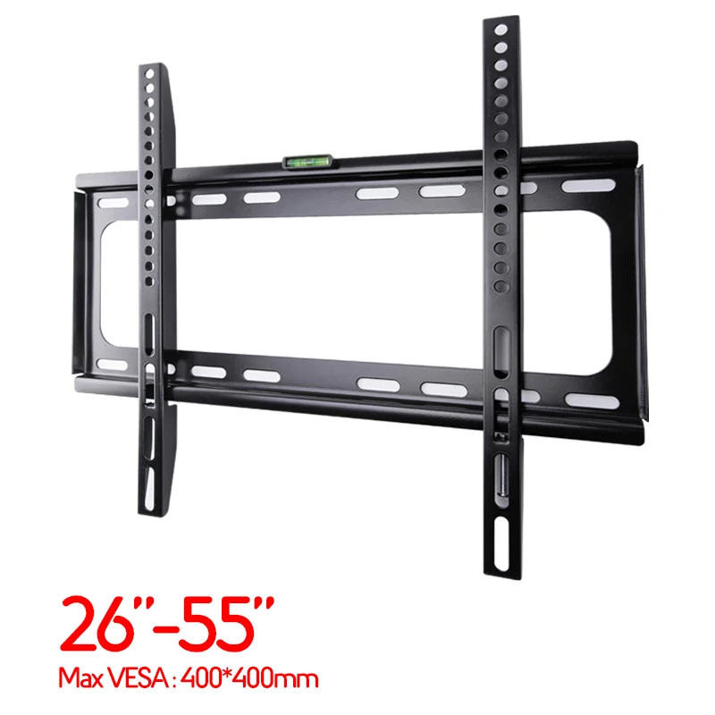 Universal TV Wall Mount Bracket for Most 26-55 Inch LED Plasma TV Mount up to VESA 400x400mm and 110 LBS Loading Capacity