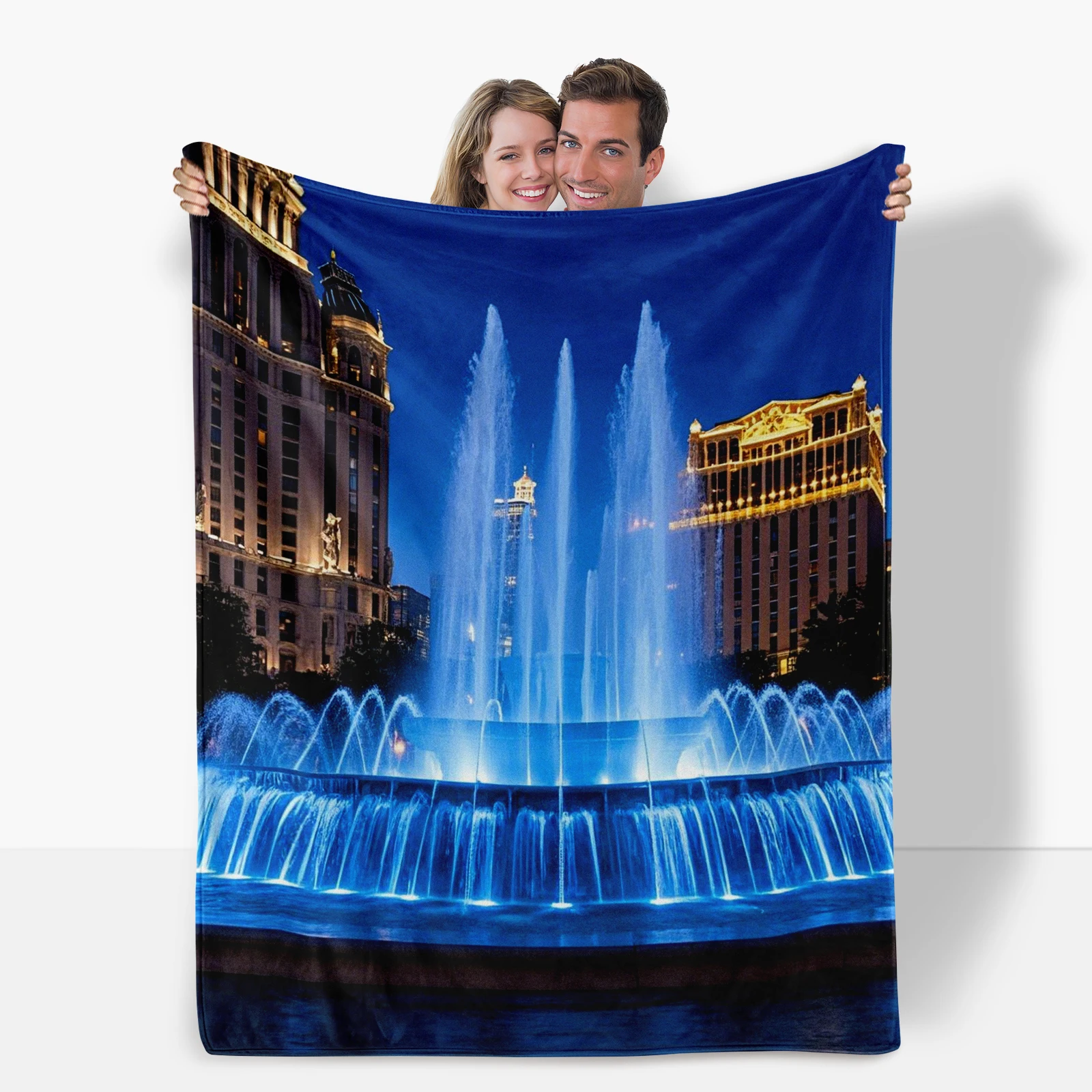 Us Special Bellagio Hotel Fountains Blanket Brings Comfort And Warmth Expresses Deep Affection For Family And Friends