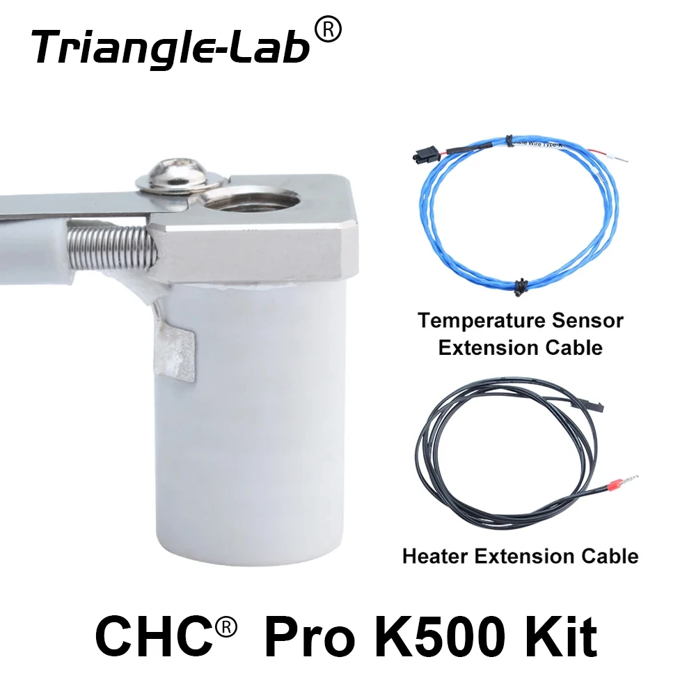 

C Trianglelab® 115W High Power CHC® Pro K500 Kit Ceramic Heating Core Quick Heating For Ender 3 Volcano Hotend CR10 mk3s blv