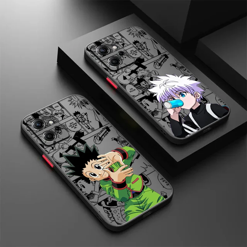 

Anime Killua Hunter X Hunter Frosted Translucent For Redmi 8 8A 9A 9C 9AT 9 9T 10X 10A 10C 10 11A 12C 12 13C 5G Back Phone Case