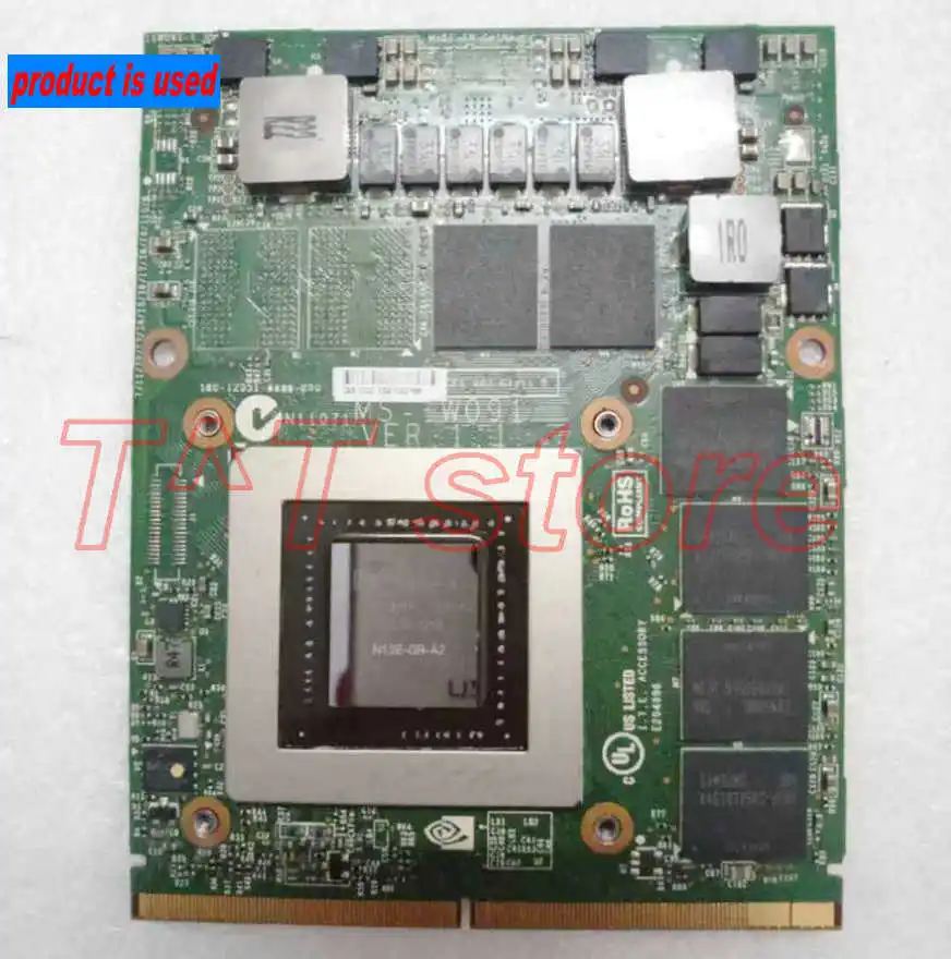 USED GTX670MX GTX 670MX FOR GT60 GT683 GT70 MS-1762 Graphics video card board MS-1W091 GDDR5 N13E-GR-A2 works good free shipping