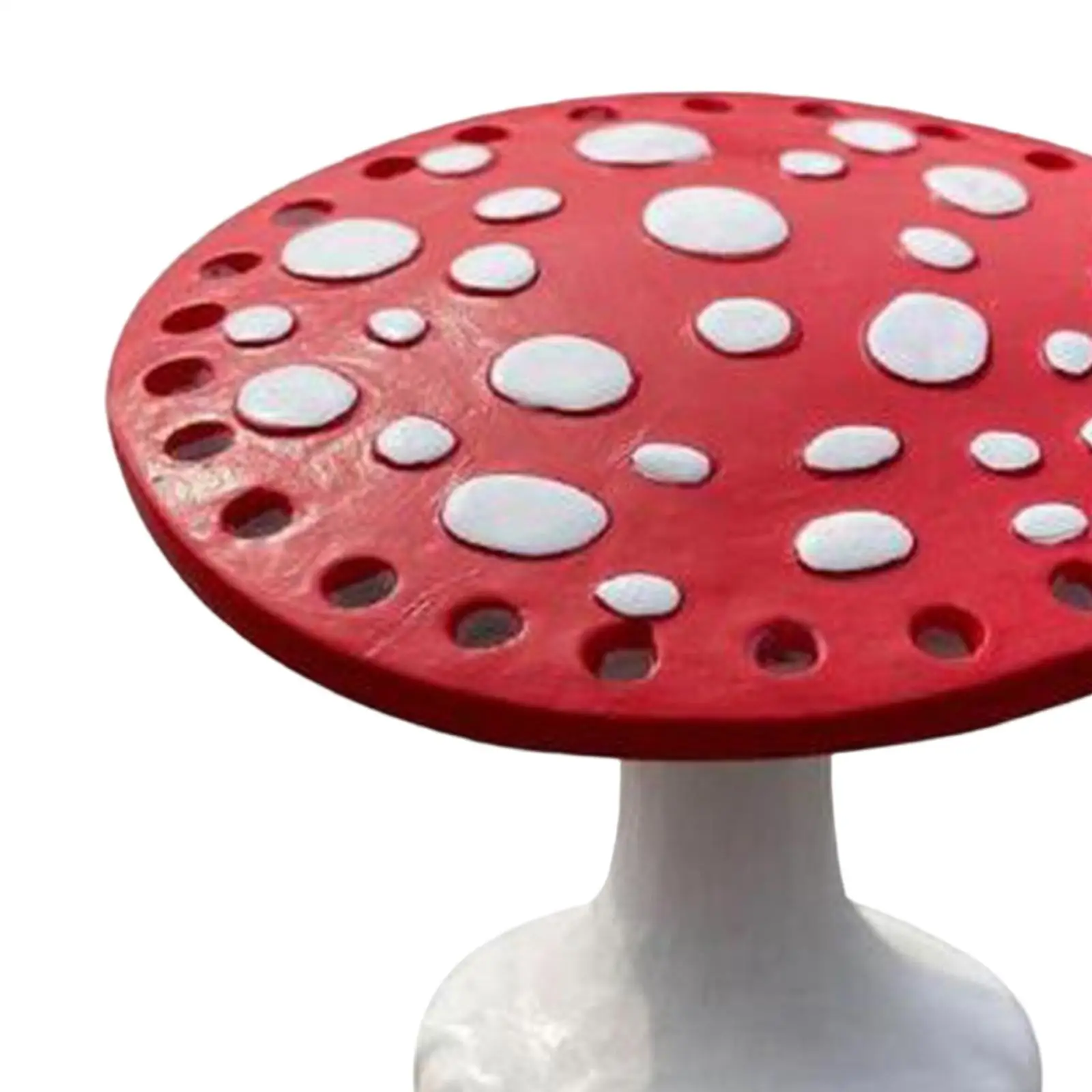 Mushroom Earring Holder Organizer Desktop Ornament for Women Girls Red