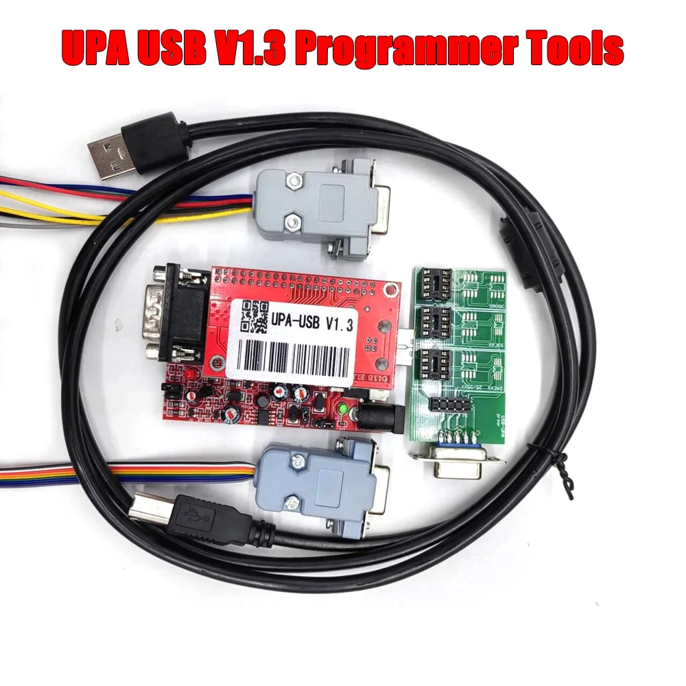 

UPA USB V1.3 Auto Programmer Tools Main Unit Chip Jumper and Connector Eeprom Cable ECU Chip Tunning Adapters