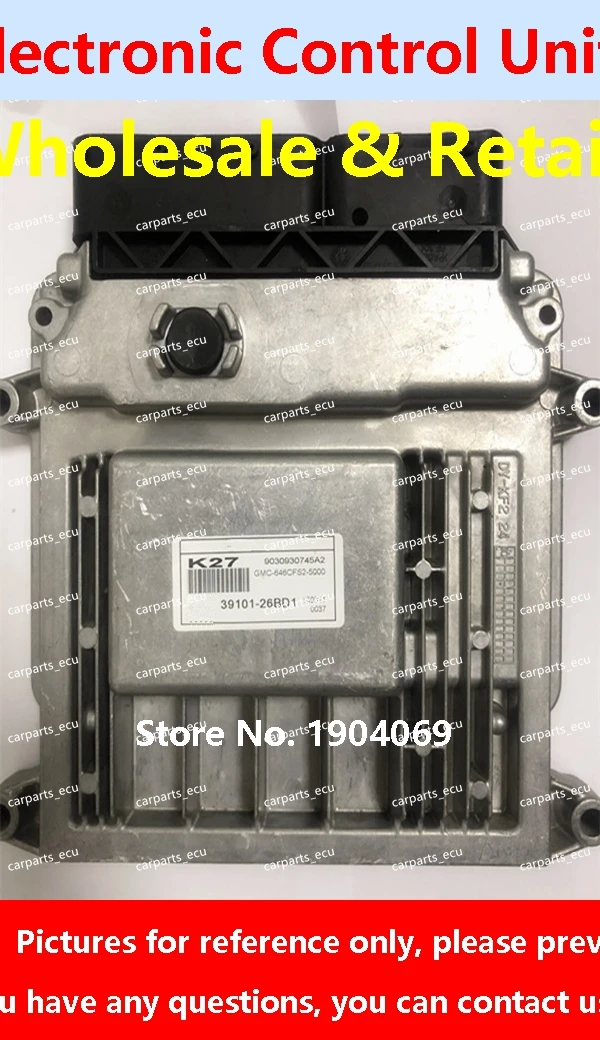 

For Hyundai Elantra KIA Car Engine Computer Board/ECU/M7.9.8 39101-26BD1 K27/39102-2B635/39107-26970 0471/39107-26802 0149