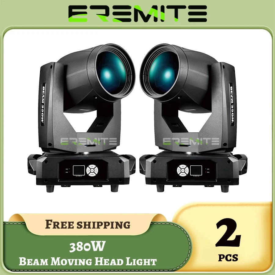 

0 Tax 2Pcs 380W 20R Beam Moving Head Light 20R DJ Stage Lighting Stage Disco Lights Power Dj Effect Wedding Party DMX Control