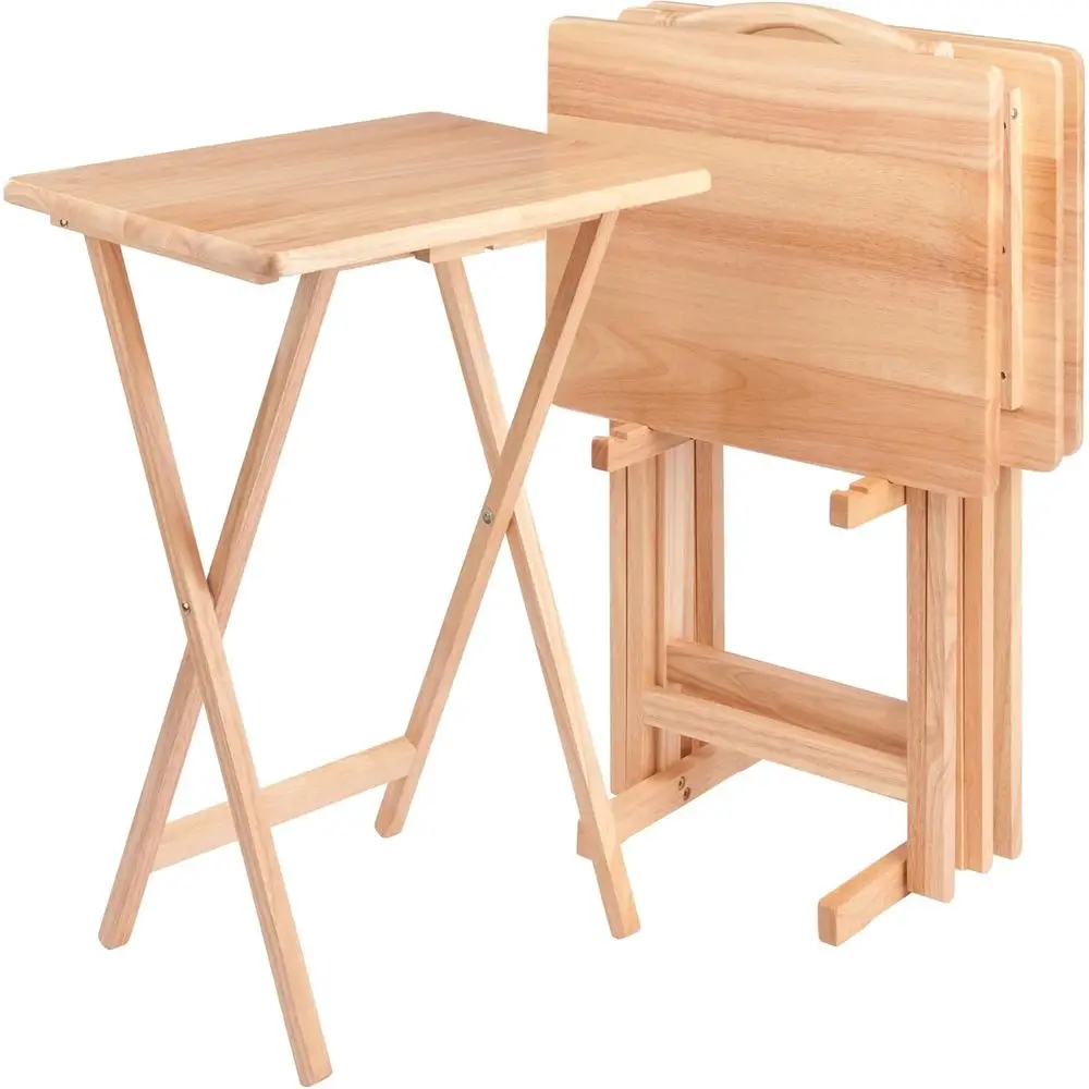 

Natural 5-Piece Snack Table Set, 25.98 inches