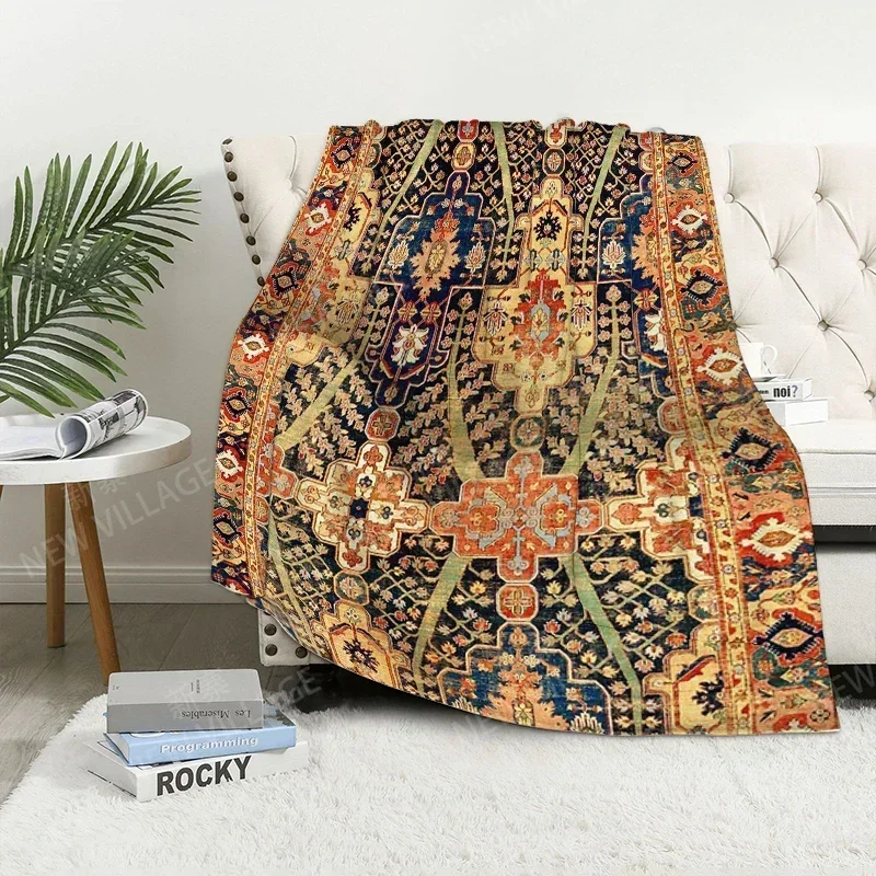 Plaid sofa for Knee blankets warm winter bed cover throw blanket Decor boho warm fleece Nordic Vintage Moroccan Soft and hairy