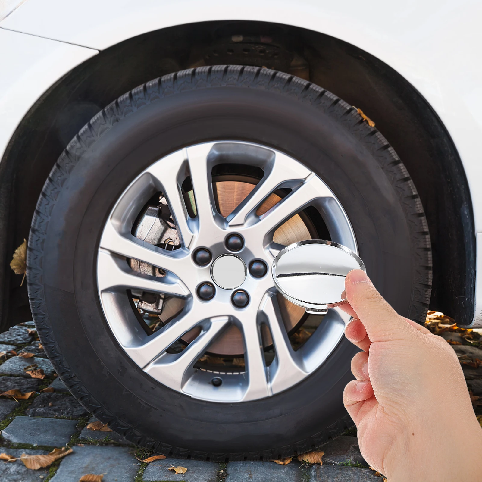 

2pcs Wheel Hub Covers 63MM Durable Rim Center Caps Car Tire Modification Easy Installation Versatile Style Compatibility