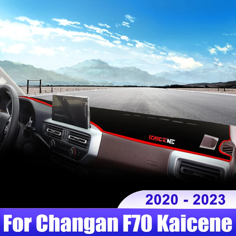 For Changan Kaicene F70 2020 2021 2022 2023 Car Dashboard Cover Dash Mat Sun Shade Avoid Light Non-slip Pad Interior Accessories