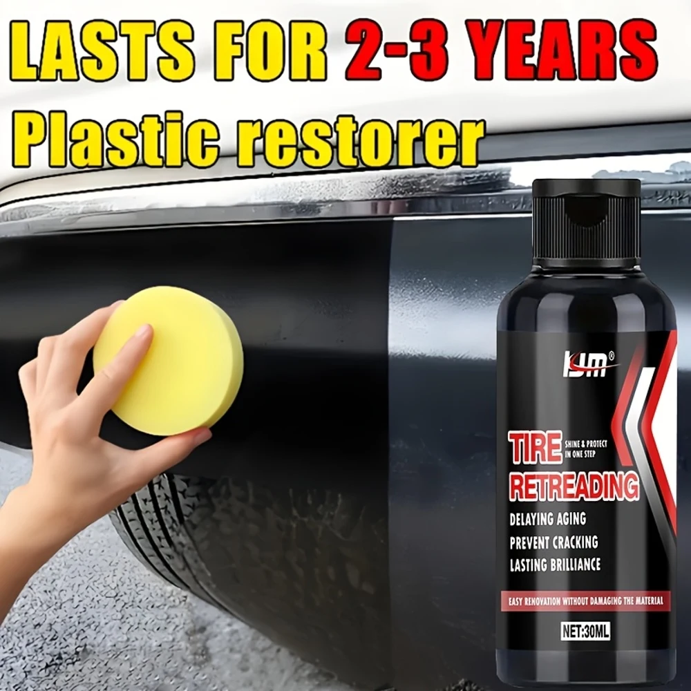 A Set of Automotive Repair Tools for Car Tires, Car Doors, Dashboards, Steering Wheels And All External Black Plastic Components