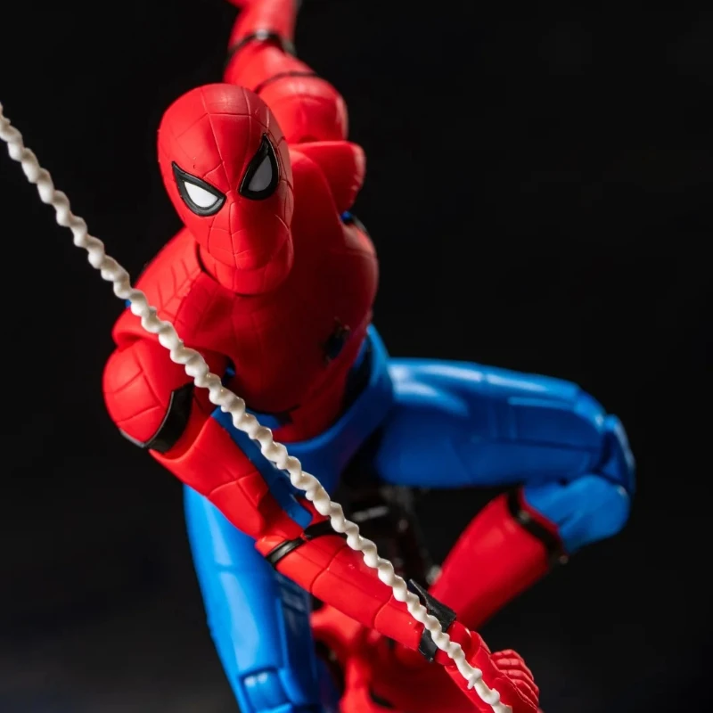

Marvel 1/12 The Stark Suit Spider Man Plastic Assembly Model Kit Anime Action Figures Articulated Figure Toy Boy Ornament Gift