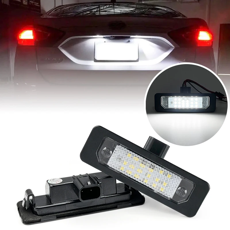 2Pcs White Led Lice…