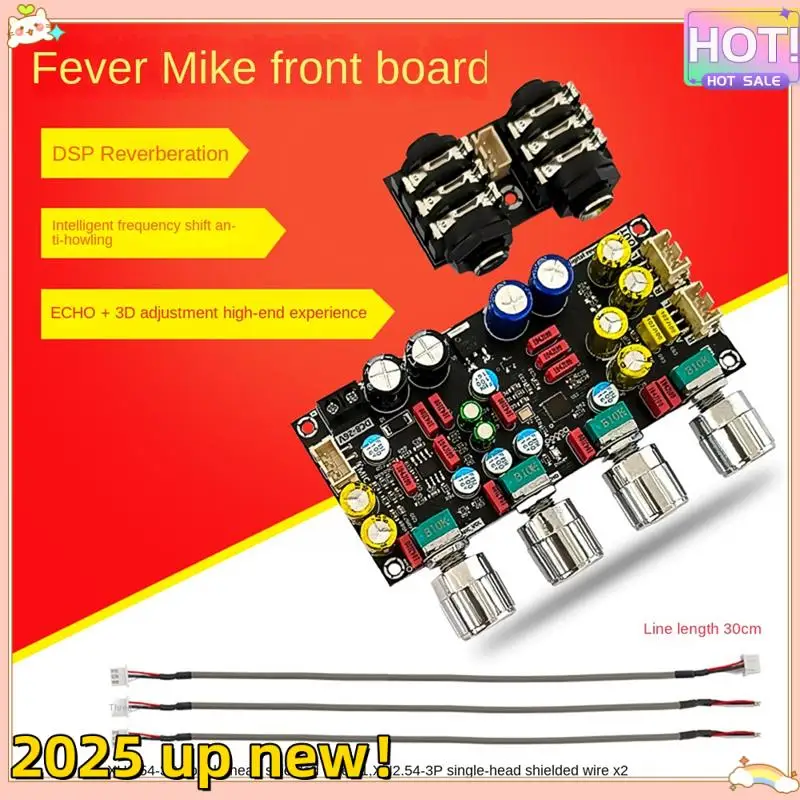 Classy-ZK-AMP Fever Karaoke Reverb Board Microphone K Song Singing Pre-Effector Board DSP Mixing Anti-Whistle