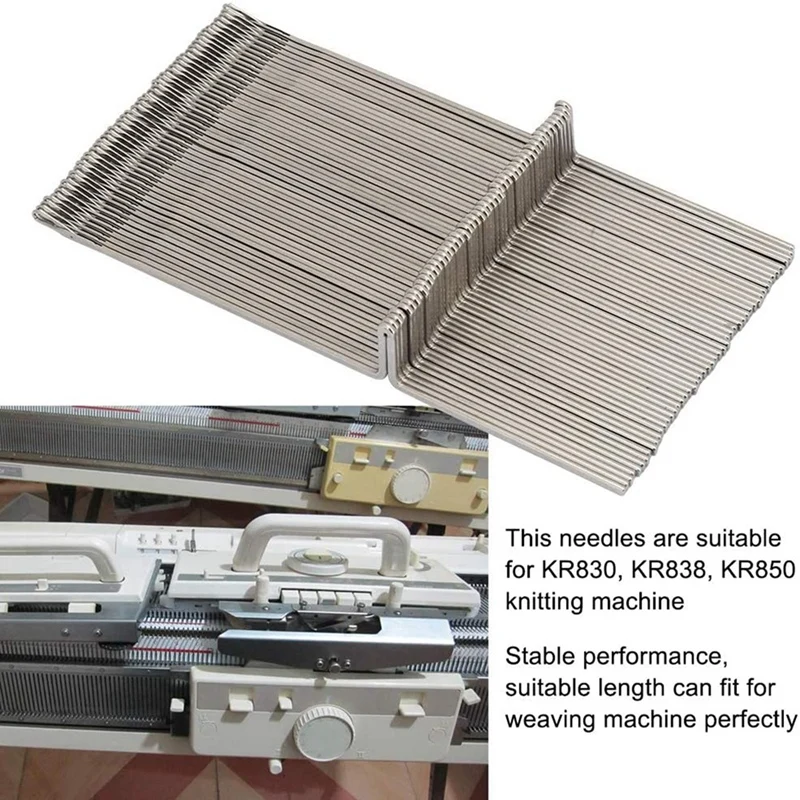 50Pcs Steel Knitting Machine Needle Set, Suitable For KR830 KR840 KR850 KR890