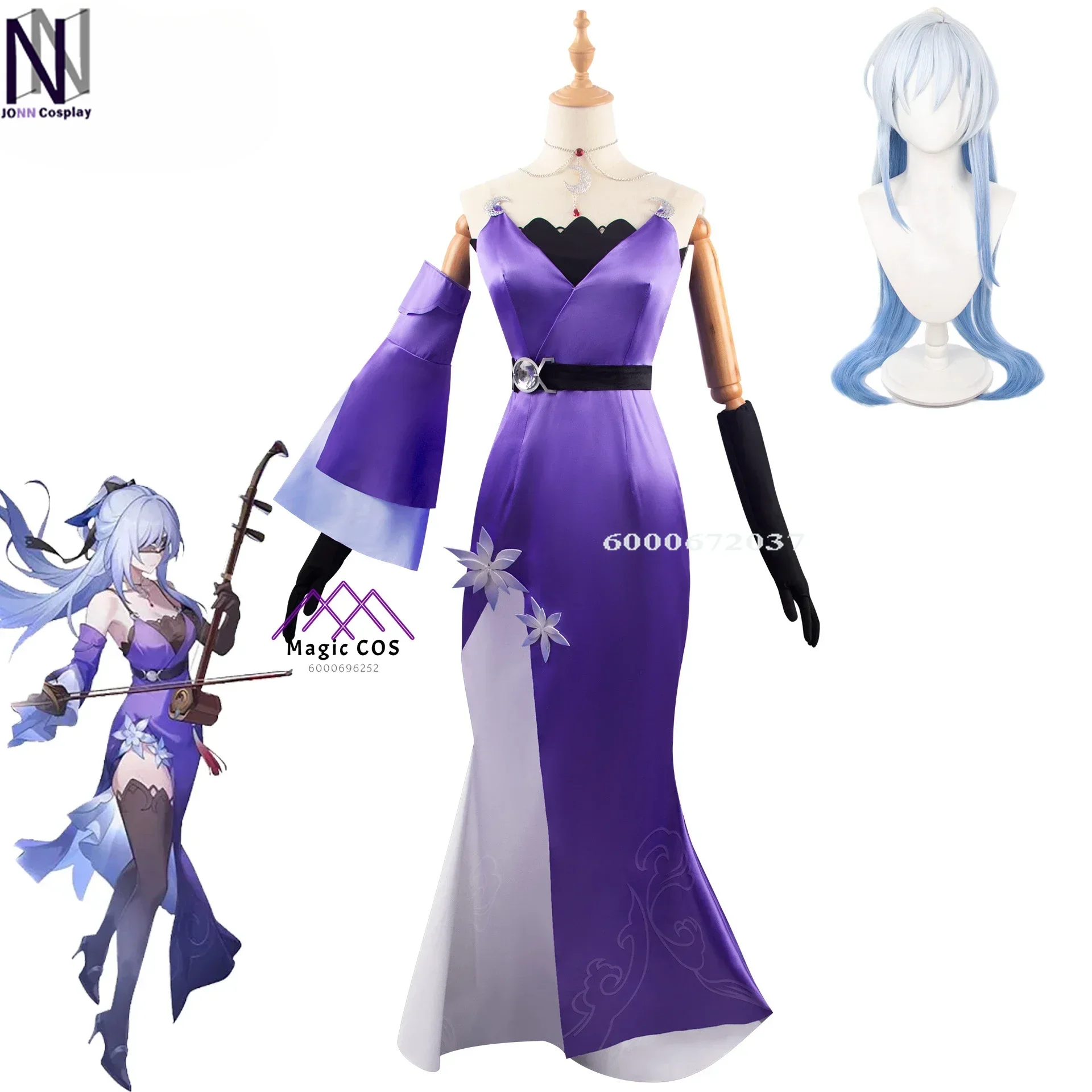 

Honkai Star Rail Game Jingliu New Arrival Cosplay Costume Comfortable Budget-Friendly Halloween Exclusive Design Cos Costumes