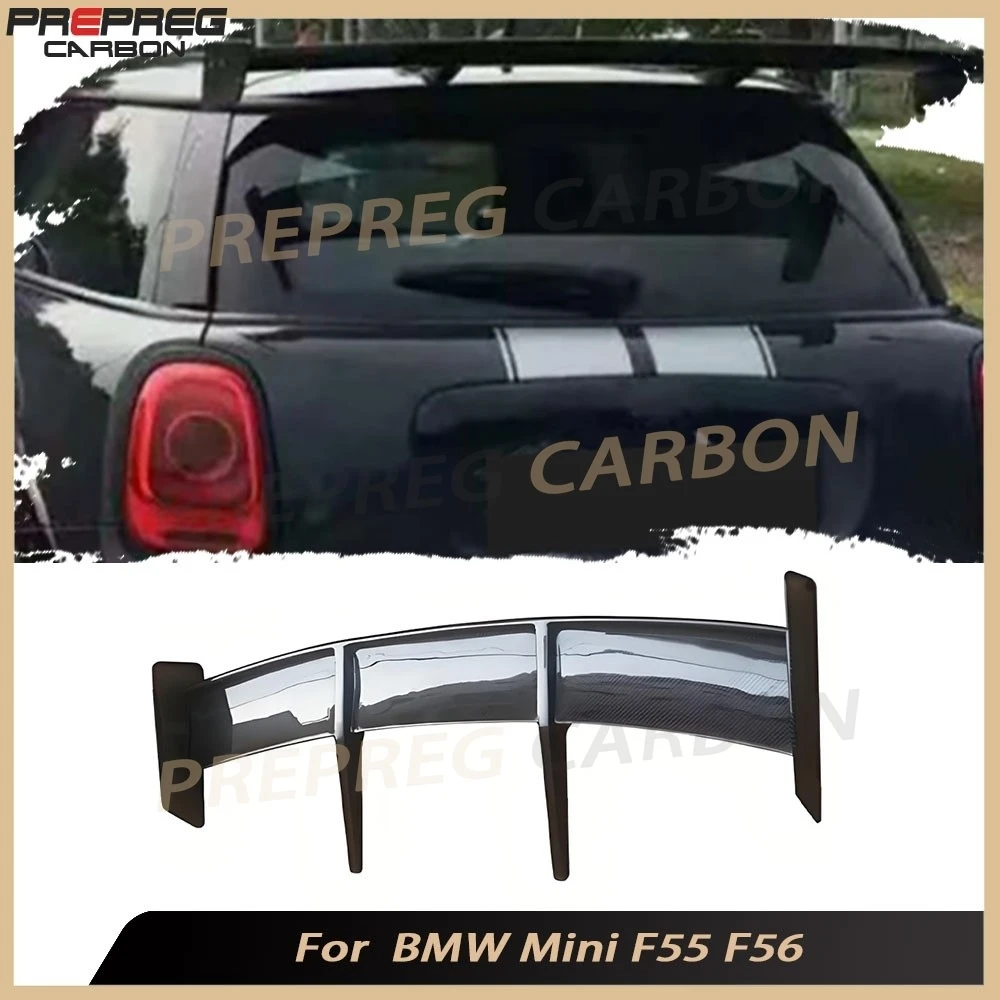 

for BMW Mini F55 F56 2014-2016 Rear Wing Spoiler Carbon Fiber Car Rear Roof Wing Ca Spoiler