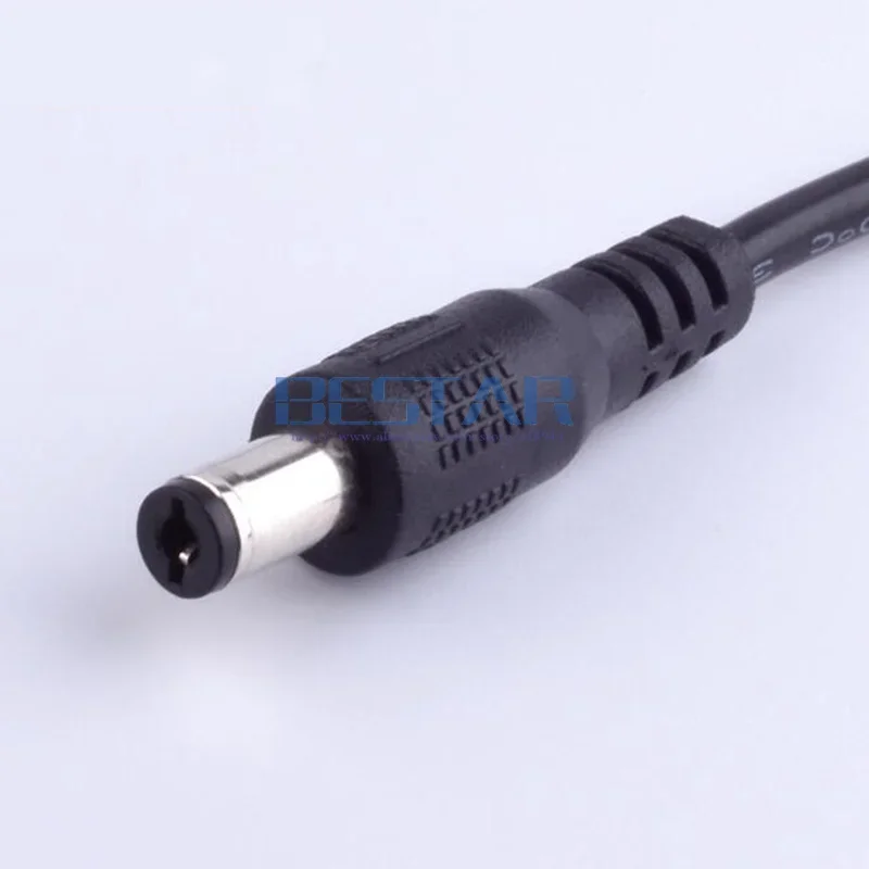 أسود تيار مستمر محول القابس الطاقة USB تحويل إلى تيار مستمر 5.5*2.1 / 5.5*2.1 مللي متر 5.5 مللي متر x 2.1 مللي متر 5.5 مللي متر/2.1 مللي متر جاك شحن كابل الطاقة 1 متر 3FT